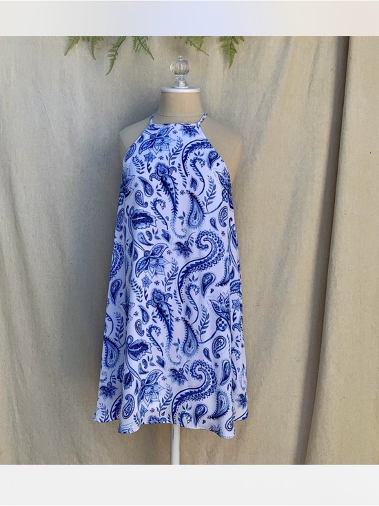 Show Me Your MuMu Dresses & Skirts - Show Me Your MuMu Women’s Gomez Paisley Print Sleeveless Halter Dress Size L